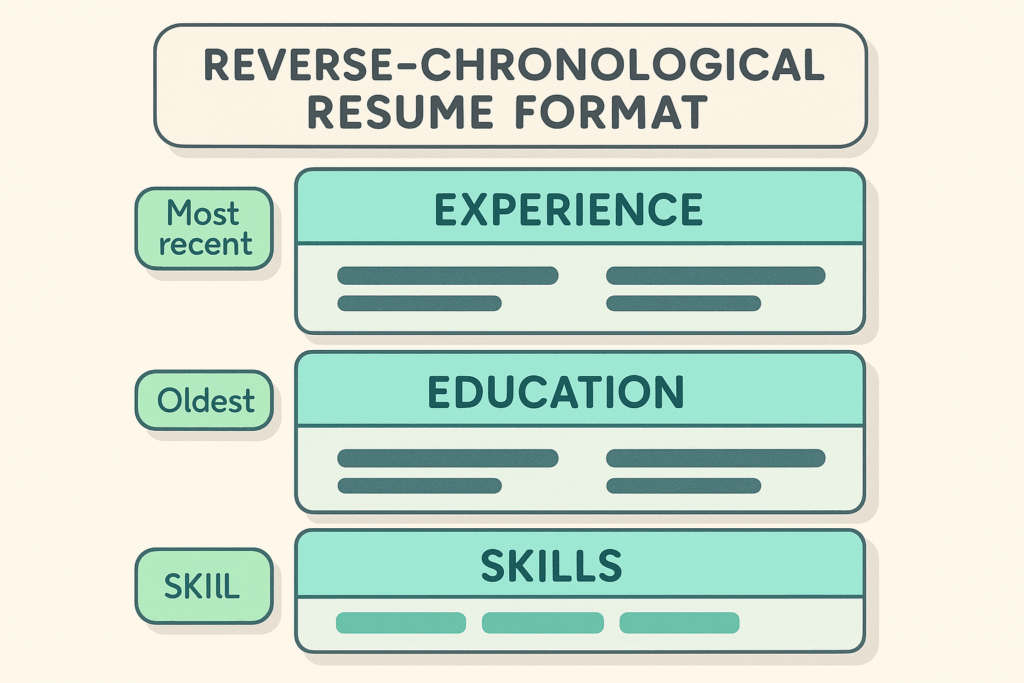 Reverse-Chronological Resume Format for Administrative Assistants