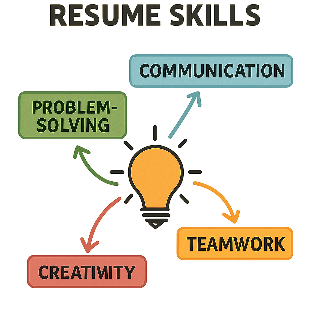 resume skills infographic