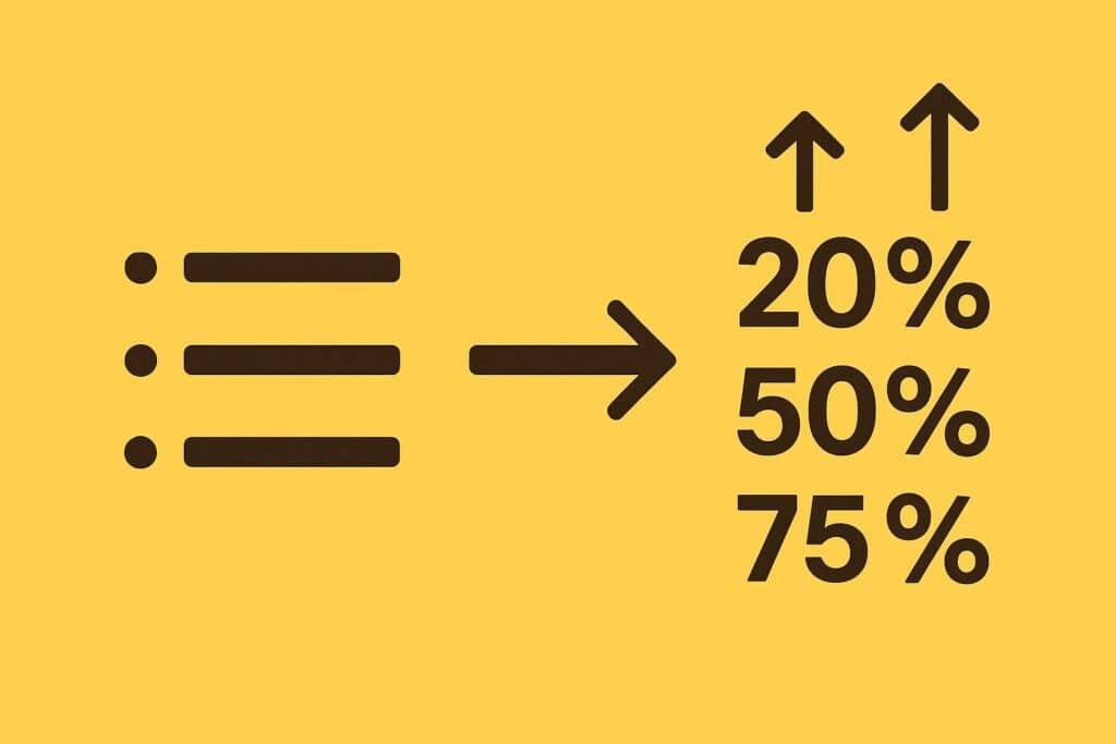 Resume achievements replacing responsibilities in yellow flat vector style.